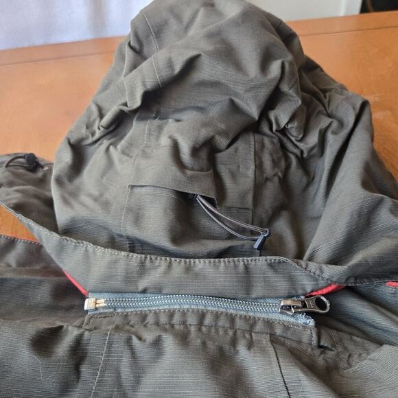 The North Face Inlux 2.0 Womens HyVent Insulated Hooded Jacket Olive Green Sz L - Picture 4 of 12